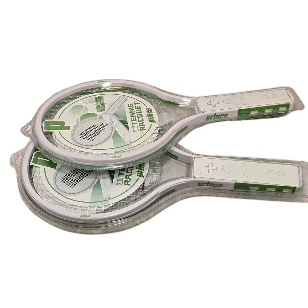 Prince Wii Tennis Racquet Controller Shells Lot of 2 NIP‎ Nintendo Wii
